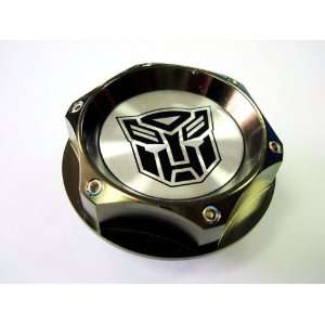   Infiniti Transformers Autobots Gunmetal Oil Filler Cap: Automotive