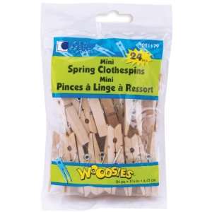  Mini Spring Clothespins 1 3/4 24/Pkg   654998 Patio 