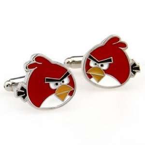  Red Angry Birds Game Cufflinks Cuff Links Toys & Games