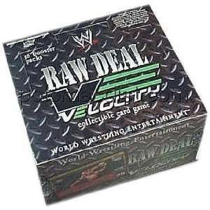  WWE Raw Deal Card Game Velocity Booster Box: Toys & Games