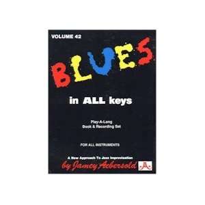  Jamey Aebersold Vol. 42 Book & CD   Blues In All Keys 