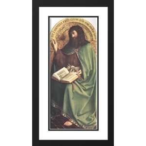 Eyck, Jan van 15x24 Framed and Double Matted The Ghent Altarpiece St 