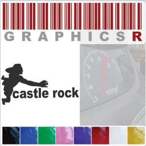  Sticker Decal Graphic   Rock Climber Climbing Castle Rock 