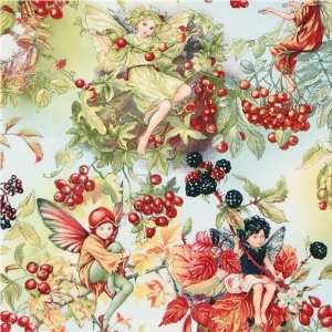  Michael Miller fabric Autumn Fairies berry fairy (Sold in 