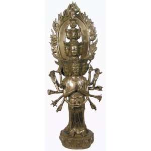  Tibetan Silver Statue Buddha of Compassion: Everything 