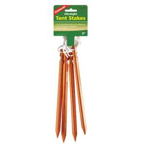 Coghlans Ultralight Tent Stakes #1000 Qty (4 stakes)  
