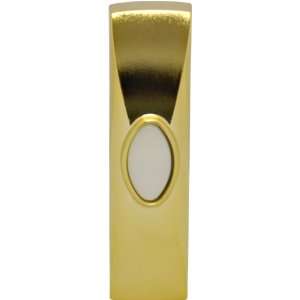  GE 19218 Direct Wire Door Chime Push Button, Gold