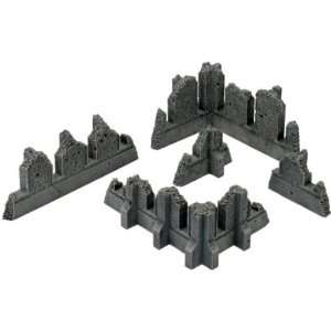  Flames of War Battlefield in a Box   Gothic Ruined Walls 