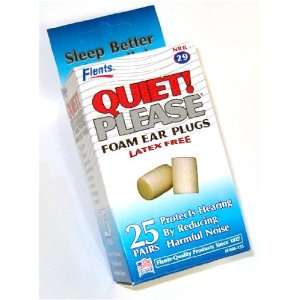  Flents Quiet Please PVC Foam Ear Plugs (NRR 25) (25 Pair 
