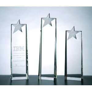    Optical Crystal Metal Star Tower Award   Small: Home & Kitchen