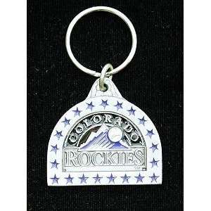  Colorado Rockies Team Logo Key Ring: Sports & Outdoors