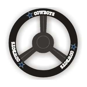  Dallas Cowboys Leather Steering Wheel Cover: Sports 
