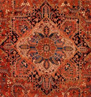 Large Area Handmade Persian Heriz Wool Rugs 10 x 13  
