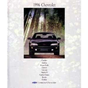  1996 CHEVROLET Sales Brochure Literature Book Piece 