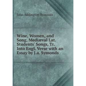   an Essay by J.a. Symonds John Addington Symonds  Books