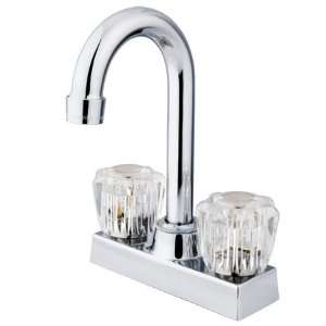   Handle 4 Centerset Bar Faucet with Acrylic Knob Ha: Home Improvement