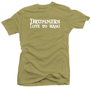 Drummer Bang Funny Drum Band New Rock Band T shirt  