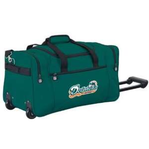 Northpole Miami Dolphins NFL Rolling Duffel Cooler:  Sports 