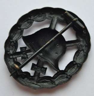 WWI Germany Original Wound Badge Award Pin Medal RARER OPEN TYPE 