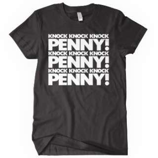 Knock Knock Penny t shirt sheldon Big Bang Theory  