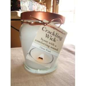 Time & Again Crackling Wick Candle   Clean Wash Scent * 11 