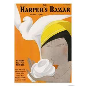  Harpers Bazaar, August 1929 Premium Poster Print, 18x24 