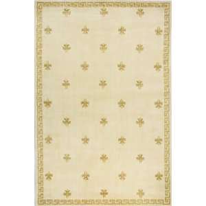   Collection HA 19 Ivory Hand Tufted Area Rug 7.90.: Home & Kitchen
