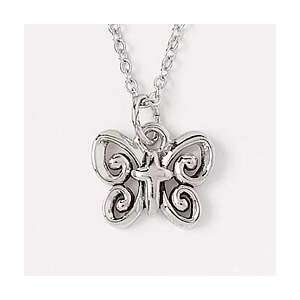  Pendant Butterfly with Cross (18 Chain): Everything Else