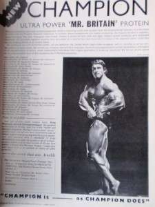 PEAK MUSCLE magazine/Arnold Schwarzenegger/Frank Zane/Dave Draper/Vol 