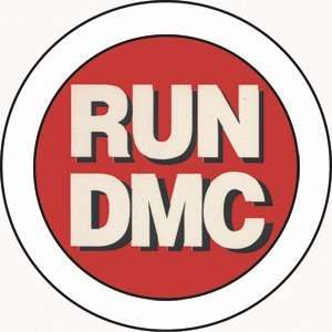  RUN DMC   logo 1.5 Pinback Button