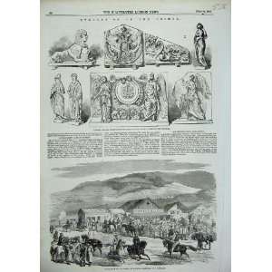  1856 Crimea Sale Horses Kadikoi Bas Reliefs Sebastopol 