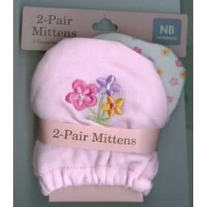   Carters Child of Mine Baby Infant No Scratch Mittens Pink NB: Baby