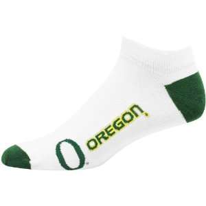  Oregon Ducks White Logo & Name Ankle Socks Sports 