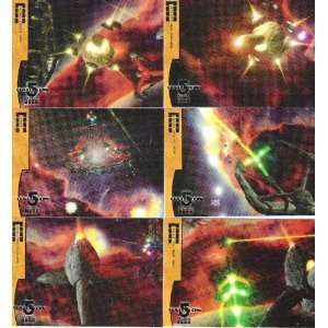  Babylon 5 Season Four Fleet of the First Ones Set (6 Cards 