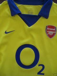 Nike Arsenal Player Issue Match Worn Type L/S Jersey XL  