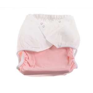    Fitted Reusable Cloth Diaper (Small   White   2 Dozen): Baby