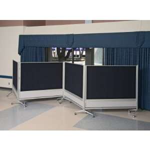   Bestrite Double Sides Marker Board and Hook and Loop Room Dividers
