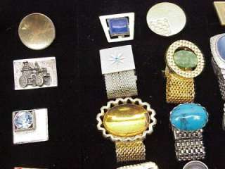   SINGLE CUFFLINKS FOR ART PROJECTS CRAFTS CUFF LINK LOT (2A)  