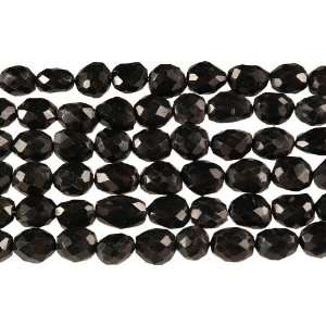  Faceted Black Onyx Tumbles   