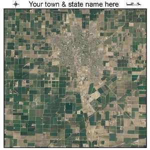   Aerial Photography Map of Tulare, California 2010 CA 