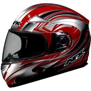  AFX FX 90S Snow Helmet with Dual Lens Shield Red Multi XXL 