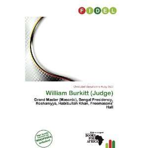   Burkitt (Judge) (9786200887450) Christabel Donatienne Ruby Books