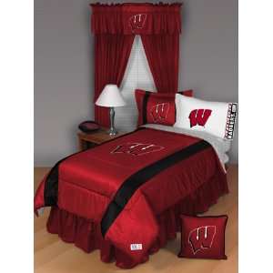 UW   Wisconsin Badgers Bedding Set (WI)   8 pc. FULL Comforter Bed Set