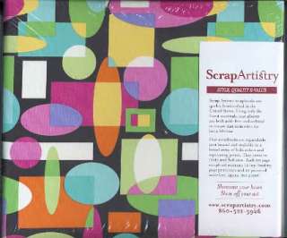 Scrap Artistry Scrapbook Album   8 X 8 Retro  