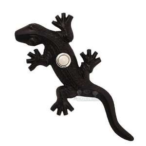  Doorbells by waterwood hardware   lizard doorbell in black 