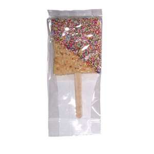 Crisped Rice Pop Half Dipped in Milk Chocolate Wrapped 12 Count 