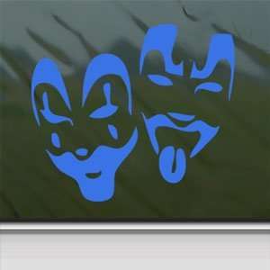  Insane Clown Posse ICP Faces Blue Decal Window Blue 