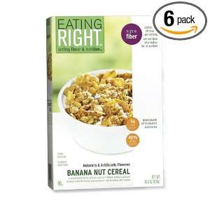 Eating Right Banana Nut Cereal, 15.5 Ounce Carton (Pack of 6)  