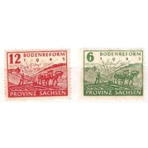 Stamp Stamp Germany Sachsen Land Reform ScOS2 MNH