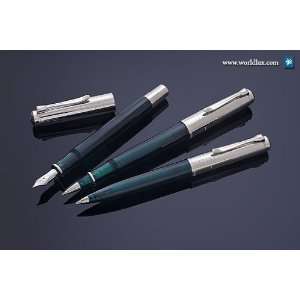  Pelikan Souveran R425 Green/Silver Ink Rollerall Pen 